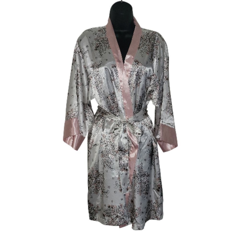 MORGAN TAYLOR Elegant Floral Robe SIZE S/M